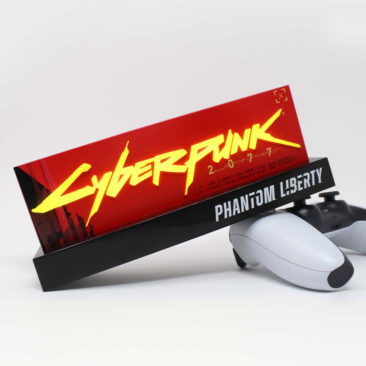 Cyberpunk 2077 - Phantom Liberty Logo LED-Leuchte [PreORDER]